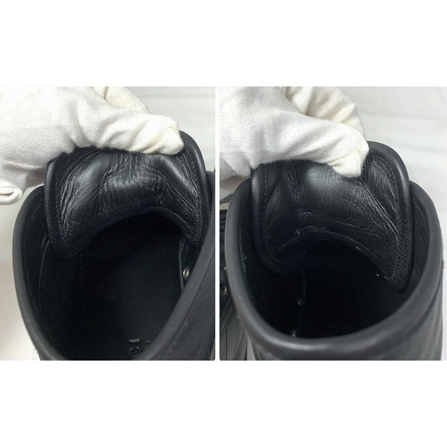 GUCCI Men's High-cut Sneakers Leather Black UK7/US7.5 107836c thumbnail 6