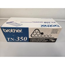 Brother TN-350 Black Toner Cartridge Genuine OEM New Sealed HL-2040 MFC-7820N