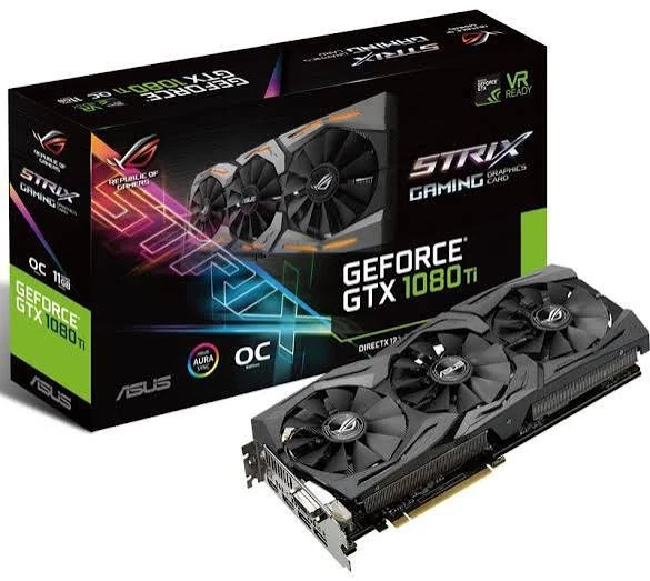 ASUS NVIDIA GeForce GTX 1080 Ti Computer Graphics Cards for sale