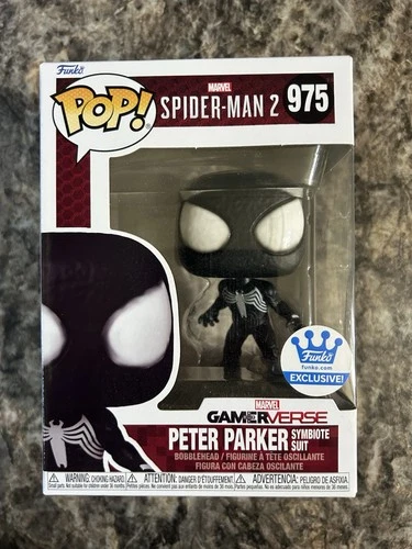 Funko POP! Peter Parker Symbiote Suit 975 Marvel Spider-Man 2 PS5