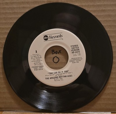 The Amazing Rhythm Aces: Two Can Do It Too - VG+ | 1977 Country Rock 45rpm Promo