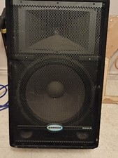 Samson RS15HD 15-Inch PA Speaker, 300W, 8 Ohm, Passive, 2-Way, Wired, Black