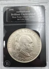 1990-W $1 Eisenhower Centennial 90% Silver Dollar UNC