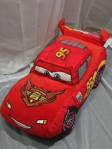 LIGHTNING MCQUEEN Disney Pixar Cars World Grand Prix 18" Plush Figure