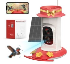 Hummingbird Feeder Solar Camera AI Smart Identification Cloud Storage Function