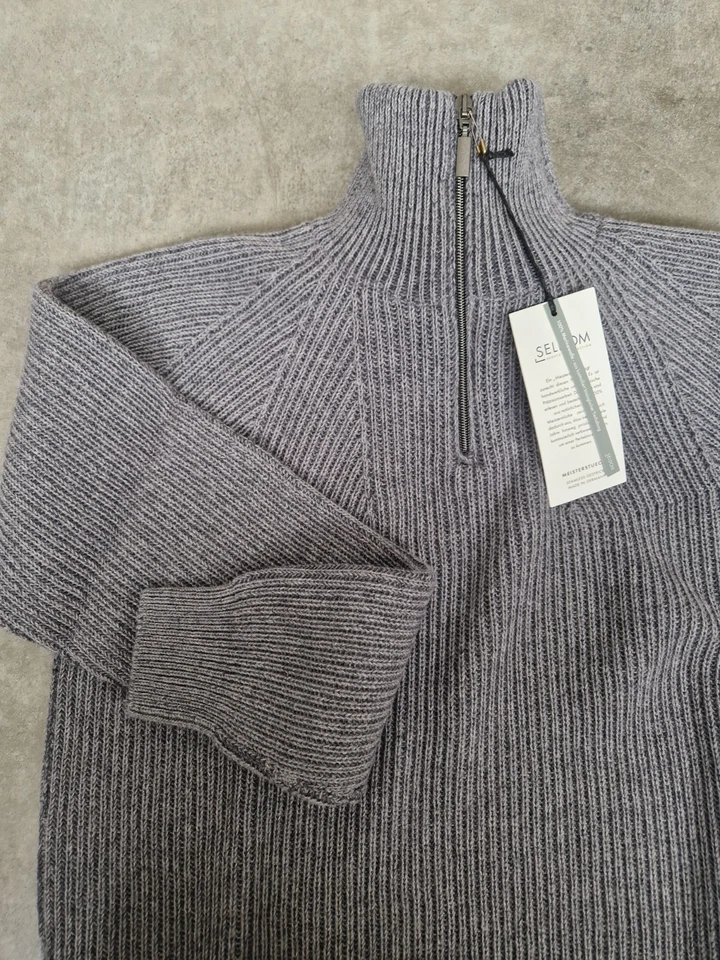 Herren TROYER von Seldom - Pullover 1610/707 Col. 113/114 grau meliert Gr. XL - Bild 3 von 3