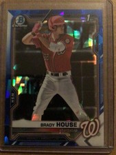 2021 Bowman Chrome Draft Sapphire Brady House BDC-186 1st Bowman Nationals
