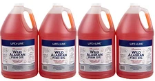 Life Line Wild Fish Oil 4gal Fresh Alaskan f/dogs & cats (similar to Salmon Oil)