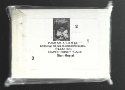 1988 Donruss Stan Musial Puzzle 8 x 10 - 63 pieces! New! Milwaukee