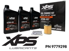 XPS Oil Change Kit Rotax 600 ACE 5W-40 Synthetic Blend 4T PN 9779298