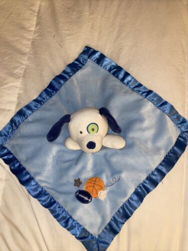 CIRCO Target Blue Puppy Dog Sports Balls Baby Lovey Satin Basketball Football - Picture 1 of 7