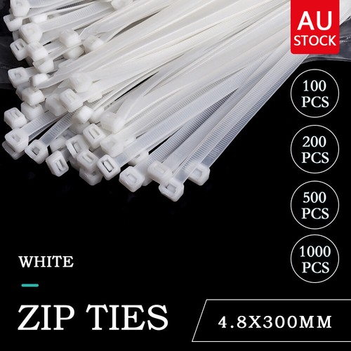 Cable Ties Zip Ties Nylon UV Stabilised 100-1000x Bulk Black Cable Tie AU STOCK - Picture 15 of 15