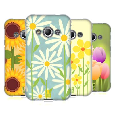 HEAD CASE DESIGNS ROMANTIC FLOWERS SOFT GEL CASE FOR SAMSUNG PHONES 4