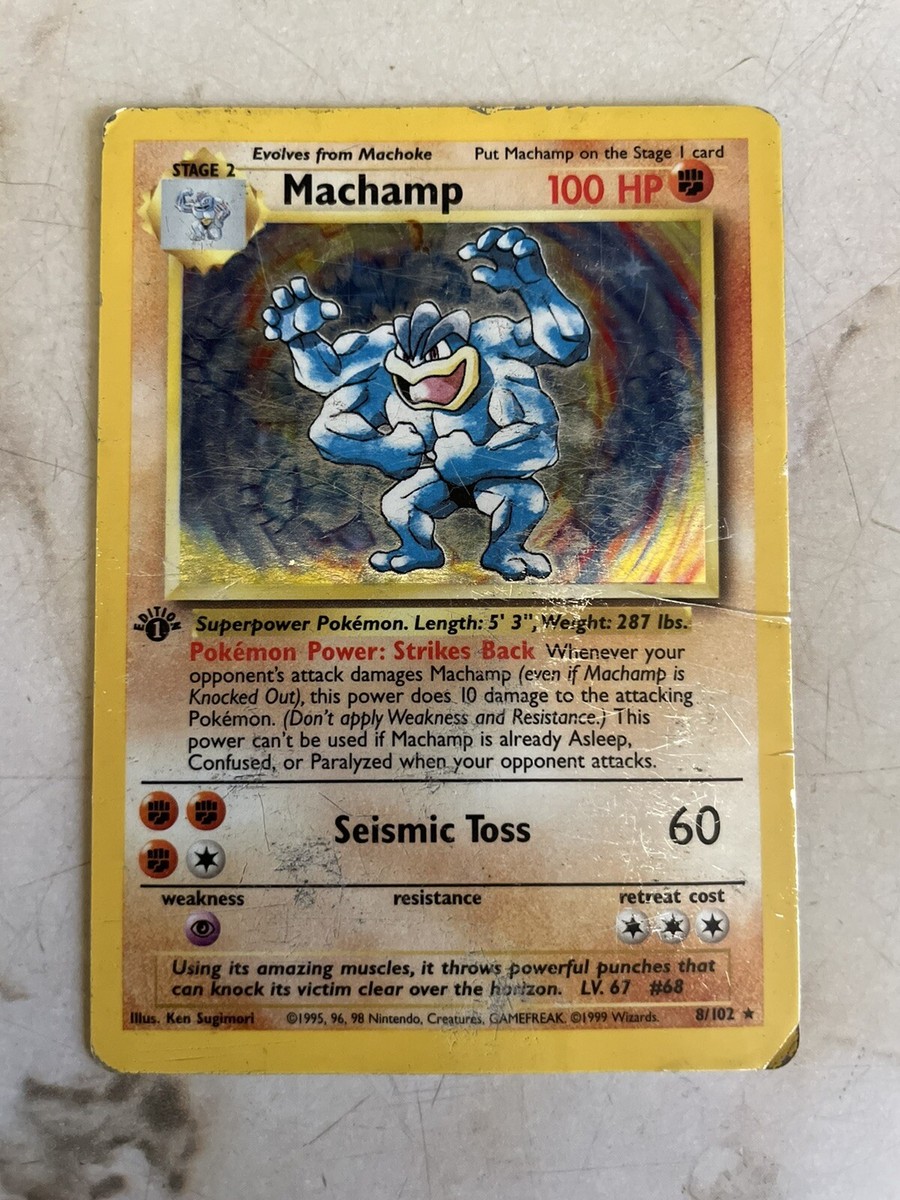 machamp rare pokemon card ex Super Genetic Apex (A1) #263 Pokmon TCG Pocket Stage 2 Pokmon TCG Machamp 8/102 -