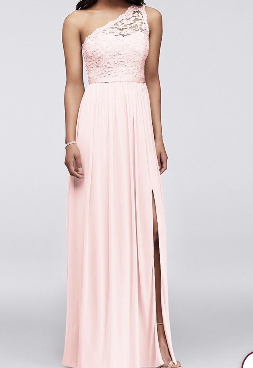 david's bridal petal bridesmaid dress