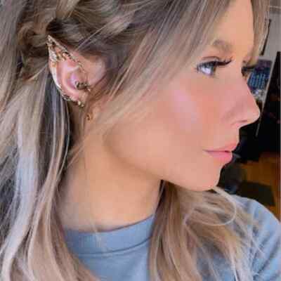 Fantasy ELFE Fairycore Katzenohr FEEN Ohrstecker FEE gold/silber GOTHIK 1 Paar