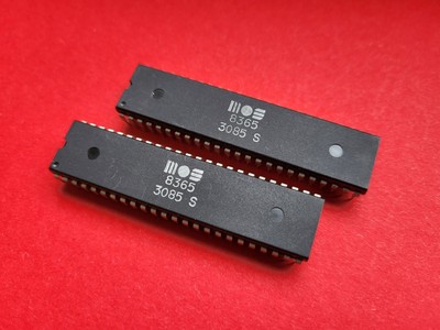 2x MOS 8365 TED PAL-N Video Chip für Commodore Drean/C16/C116/Plus4 Computer