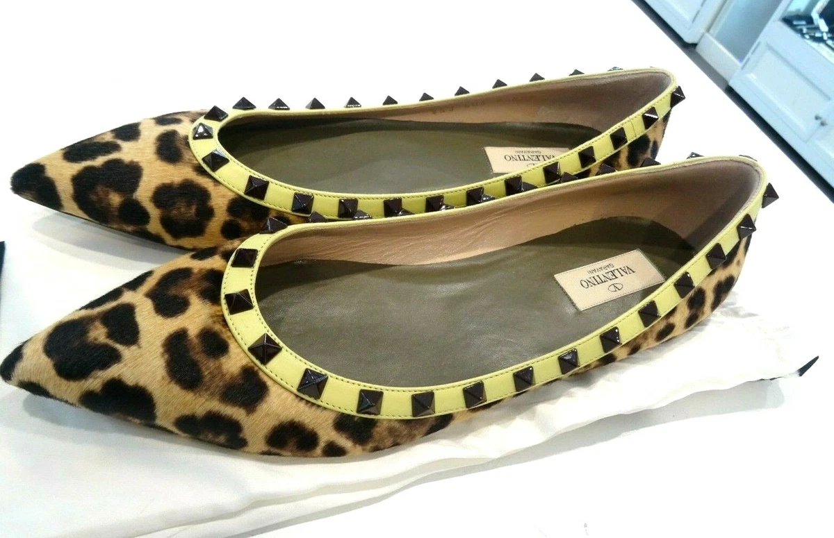 valentino leopard rockstud