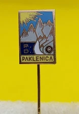 CLIMBING MOUNTAINEERING CROATIA - PD PAKLENICA old pin, badge KASUN 1960s