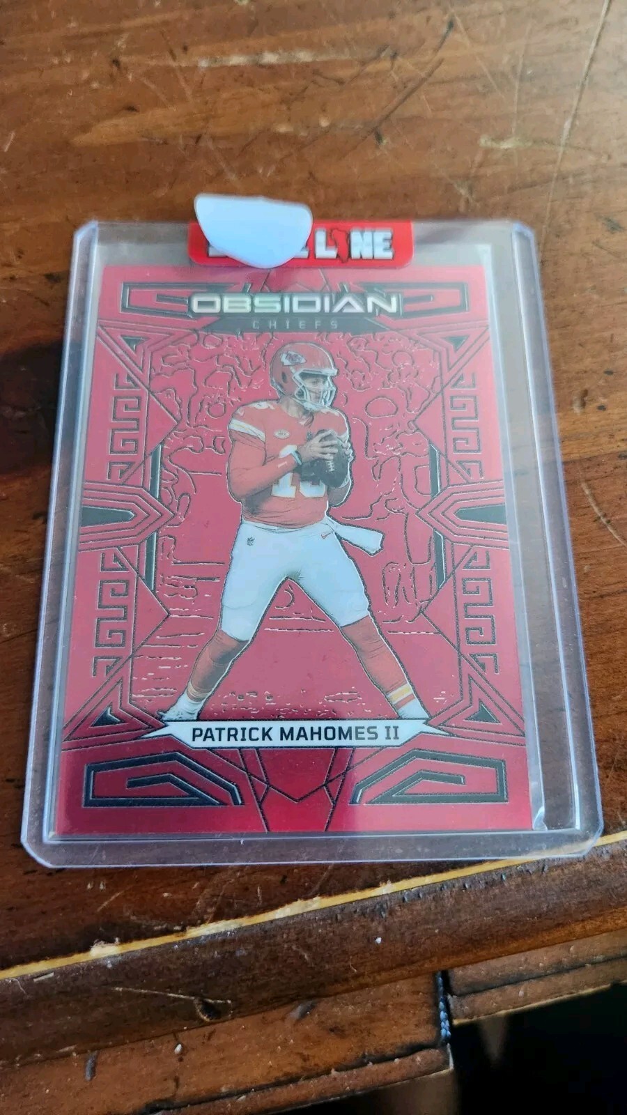 2023 Obsidian RED FLOOD PATRICK MAHOMES 42/90