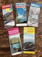 5 - 1960s Whiteface Mountain Ski Resort Brochures New York Adirondacks Rare