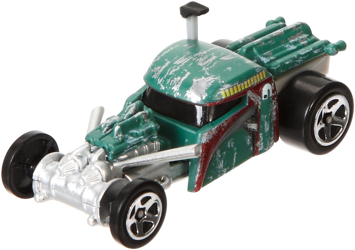 HOT WHEELS STAR WARS CHARACTER CAR 10 - BOBA FETT VEHICLE | eBay