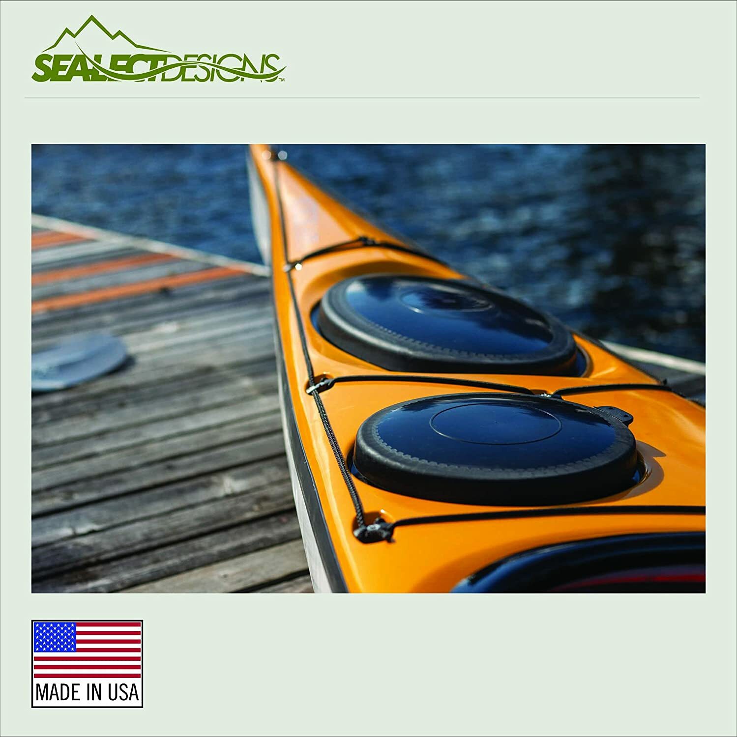 Sea-Lect Designs Performance Kayak Hatch Cover w/Collar (4" Round/Kajak Sport 10