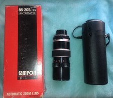 Tamron 85 205 f3.5 Fully Automatic Lens with Case and Box