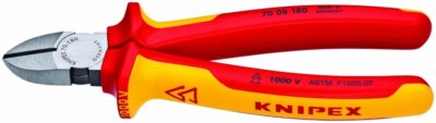 KNIPEX 70 08 180 SBA 1,000V Insulated Diagonal Cutters