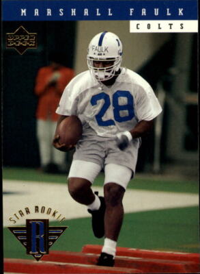 1994 Upper Deck #7 Marshall Faulk Indianapolis Colts Rookie Card RC Quantity