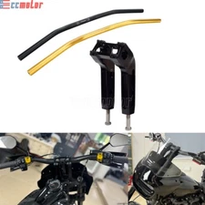 1" Club Style Pullback Handlebar Riser For Harley Softail FLFB FLFBS FLSL FXLRS