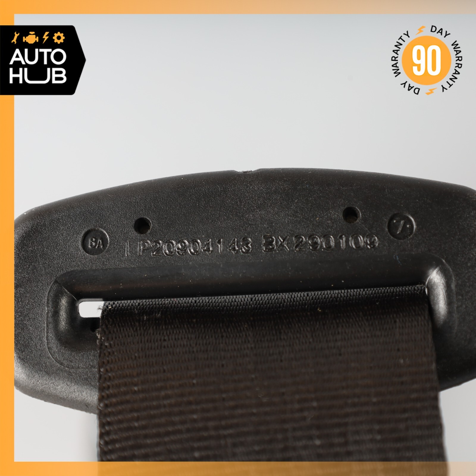 08-19 Maserati GranTurismo M145 Rear Left Driver Side Seat Belt Black OEM