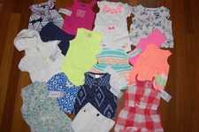 NWT Infant Girls NEWBORN NB Spring Summer 16 CARTER'S Piece Lot