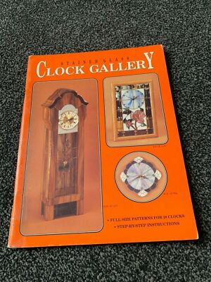 Stained Glass  Clock Gallery by Randy & Judy Wardell Full size Patterns 
