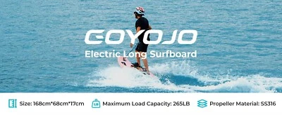 GOYOJO 12kwElektrisches Surfbrett Jetfboard Power Surfboard Jet Surfboard Surfen Scoote