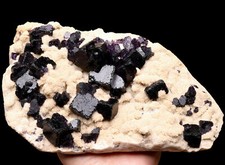 2.2lb Natural Clear Purple Cube Fluorite Quartz Crysal Cluster Mineral Specimen