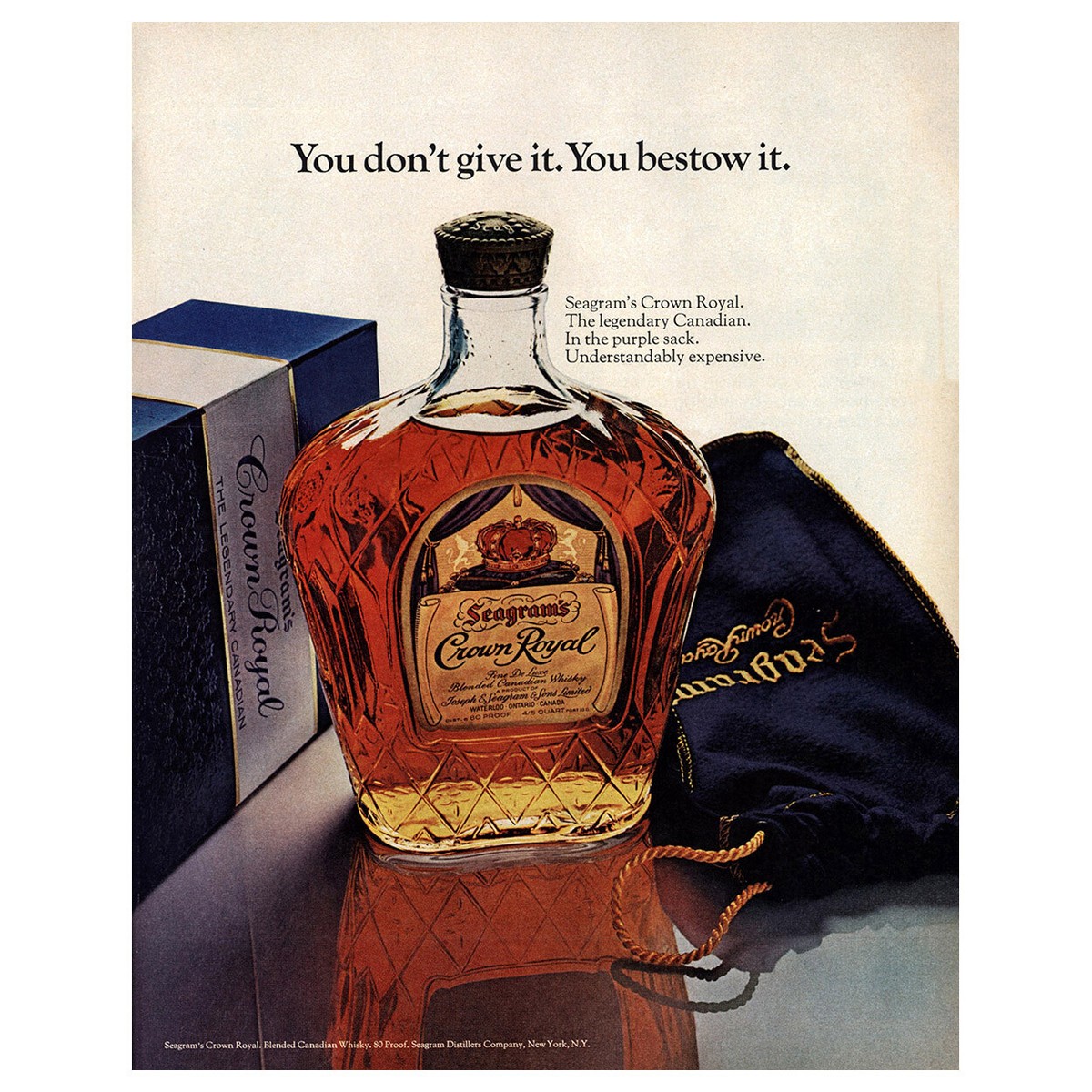 70年代　ヴィンテージ　ボトルホルダー　Seagram's Crown Roya 063-195-5218.jpg?v=1608047743