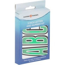 Marine Raider 3 in Vinyl Registration Number/Letter Kit