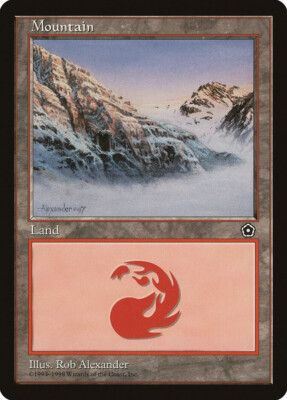 20 Basic Land - SAME ART - Mountain - Portal Second Age - MP-NM - Magic MTG FTG