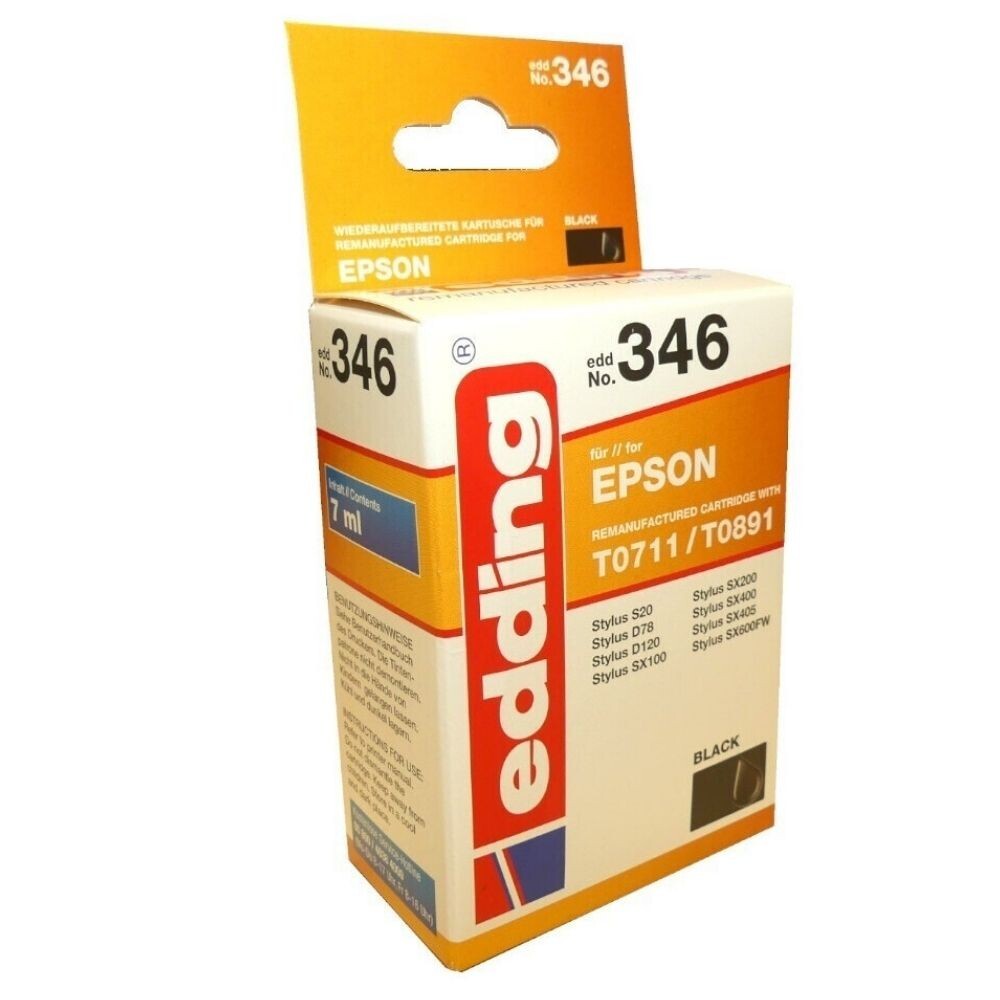 Универсальный патрон Edding EDD-346 Druckerpatrone для Epson T071140, Epson T071140