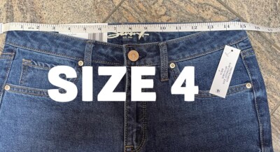 New Seven7 Ladies NWT High Rise Slim Straight Leg Jean Seven 7