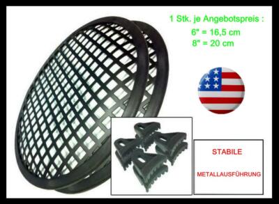 Lautsprecher Grill Schutzgitter 20cm 8'' für Subwoofer  Metall TOP