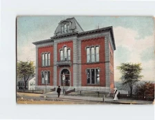 Postcard Public Library Haverhill Massachusetts USA