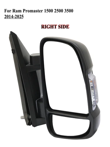 Passenger Right Side Power heated Mirror for 2010-2025 RAM Promaster 1500 2500