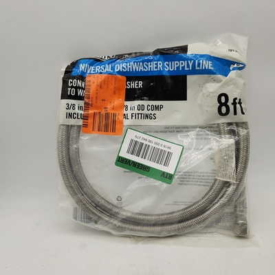 #ad #ad Everbilt Washing Machine Hose Only Stainless Steel 3 4quot; x 3 4quot; x 96quot;.........246 $12.49