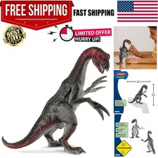 Dinosaurs Large Realistic Therizinosaurus Figurine with Moving Jaw - Detailed...