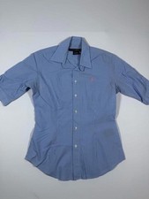 Ralph Lauren Sport Blue Gingham Button-Up Shirt Size 4