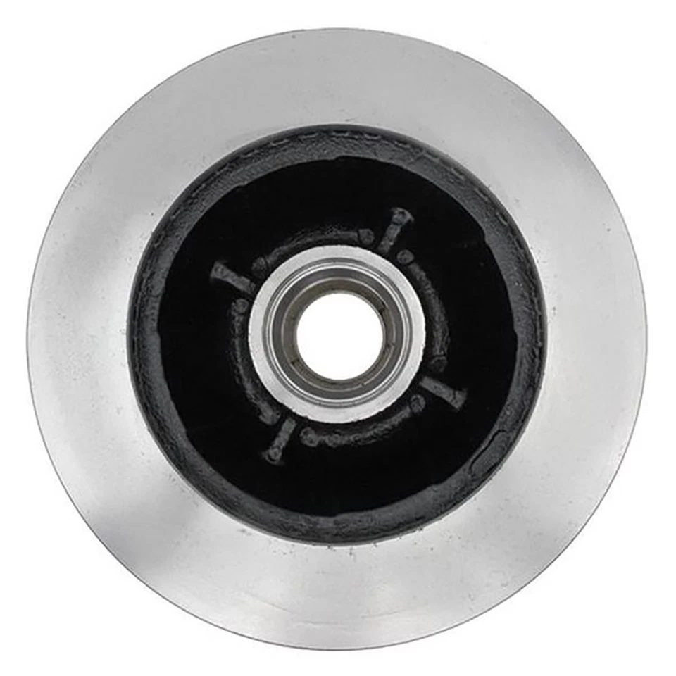 Kit de rotor de freno delantero y buje y pastillas de freno metálicas para Dodge Ram 3500 1994-1998 Foto 4 de 4