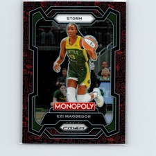 2024 Panini WNBA Monopoly Prizm Ezi Magbegor #8 Classic Red Icons Seattle Storm