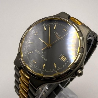 LONGINES Conquest VHP Titanium Men's Wristwatch & Quartz / Used Rare